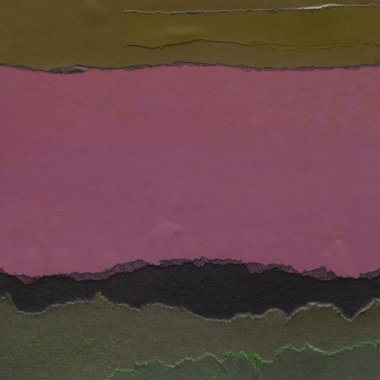 Çeşitli kağıtların kolajı, renkli soyut arkaplan  