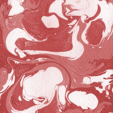 Boya desenli kırmızı mermer arkaplan