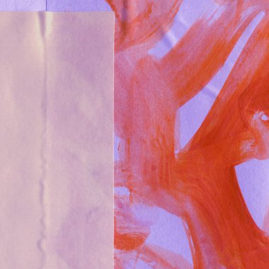 Çeşitli kağıtların kolajı, renkli soyut arkaplan  