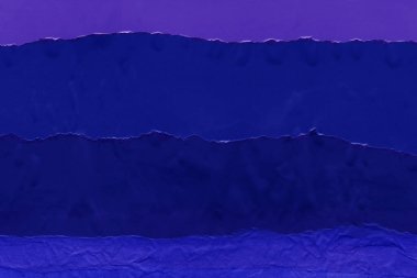 Çeşitli kağıtların kolajı, renkli soyut arkaplan  