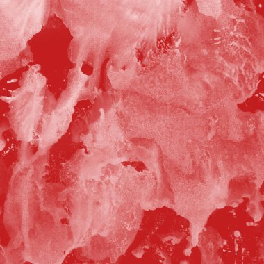 Beyaz kağıt arka planda renkli mürekkep ve suluboya doku. Gradyan boya darbeleri ve kalsiyum kaybı etkisi. El boyaması gouache soyut görüntü. Tuvali dağıt..