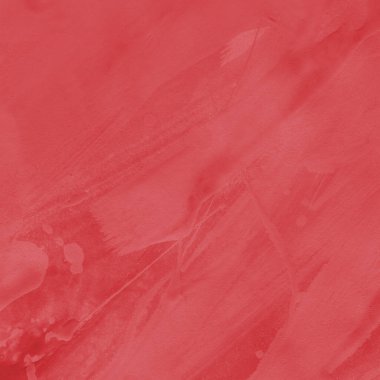 Kağıt zemin üzerinde beyaz gerçekçi suluboya desenli kırmızı.