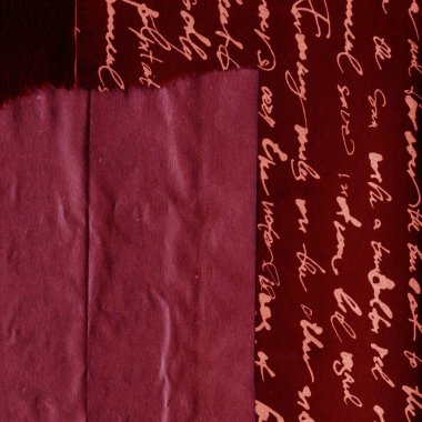 Çeşitli kağıtların kolajı, renkli soyut arkaplan  