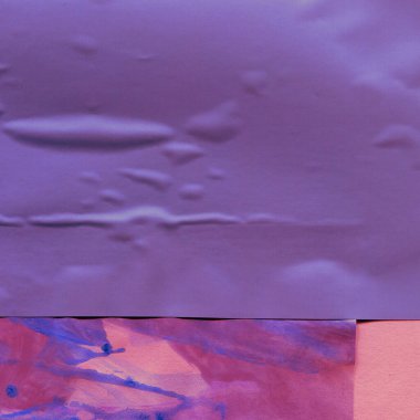 Çeşitli kağıtların kolajı, renkli soyut arkaplan  