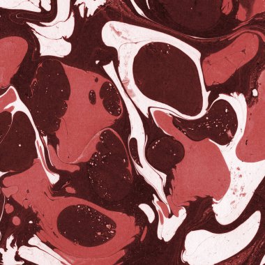 Boya desenli kırmızı mermer arkaplan