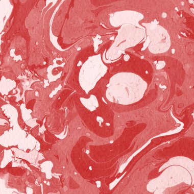 Boya desenli kırmızı mermer arkaplan