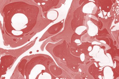 Boya desenli kırmızı mermer arkaplan