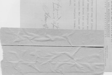 Çeşitli kağıtların kolajı, renkli soyut arkaplan  