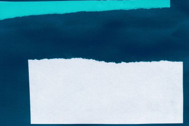 Çeşitli kağıtların kolajı, renkli soyut arkaplan  