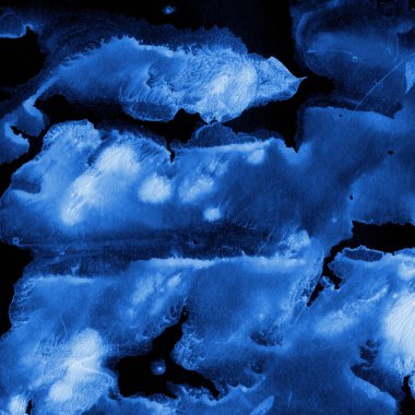 mavi mürekkep deseni lekeler, soyut arkaplan