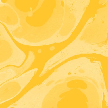 Sarı mermer arkaplan boya sıçrama deseni ile