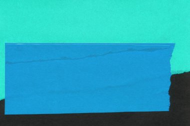 Çeşitli kağıtların kolajı, renkli soyut arkaplan  