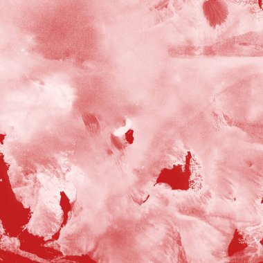 Beyaz kağıt arka planda renkli mürekkep ve suluboya doku. Gradyan boya darbeleri ve kalsiyum kaybı etkisi. El boyaması gouache soyut görüntü. Tuvali dağıt..