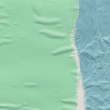 Çeşitli kağıtların kolajı, renkli soyut arkaplan  