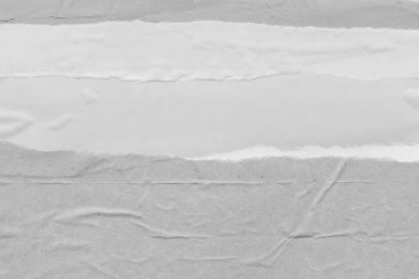 Çeşitli kağıtların kolajı, renkli soyut arkaplan  