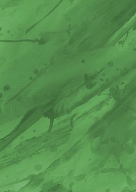 Yeşil Gouache dokusu, soyut arkaplan