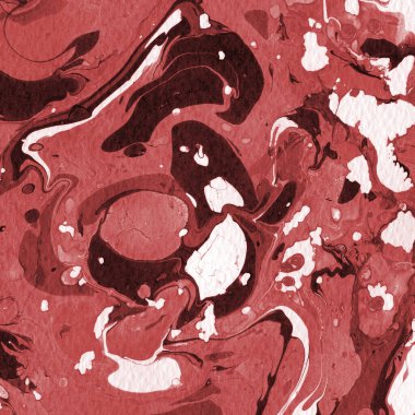 Boya desenli kırmızı mermer arkaplan