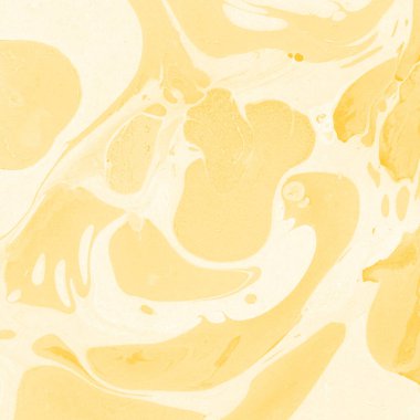 Sarı mermer arkaplan boya sıçrama deseni ile