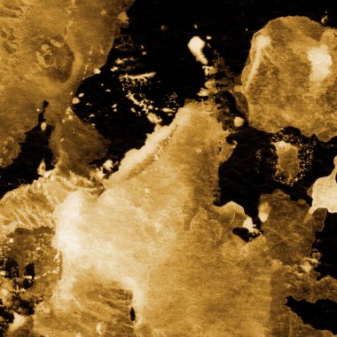 Beyaz kağıt arka planda renkli mürekkep ve suluboya doku. Gradyan boya darbeleri ve kalsiyum kaybı etkisi. El boyaması gouache soyut görüntü. Tuvali dağıt..