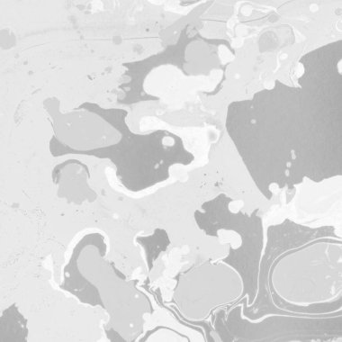 Gümüş mermer arka planda boya sıçramış desen