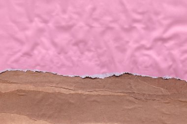 Çeşitli kağıtların kolajı, renkli soyut arkaplan  