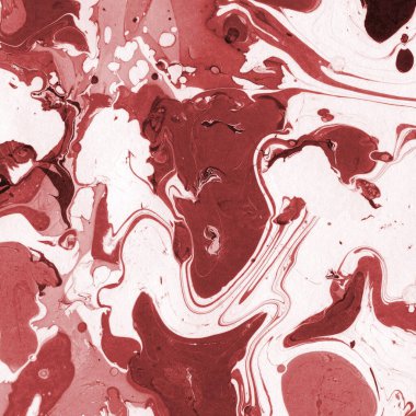 Boya desenli kırmızı mermer arkaplan