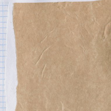 Çeşitli kağıtların kolajı, renkli soyut arkaplan  