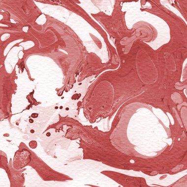 Boya desenli kırmızı mermer arkaplan