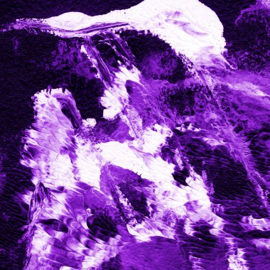 Beyaz kağıt arka planda renkli mürekkep ve suluboya doku. Gradyan boya darbeleri ve kalsiyum kaybı etkisi. El boyaması gouache soyut görüntü. Tuvali dağıt..