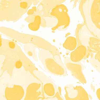 Sarı mermer arkaplan boya sıçrama deseni ile