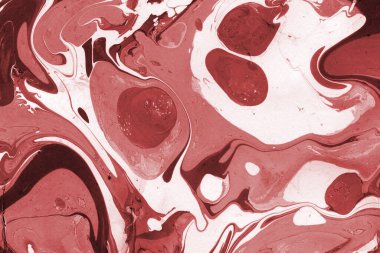 Boya desenli kırmızı mermer arkaplan