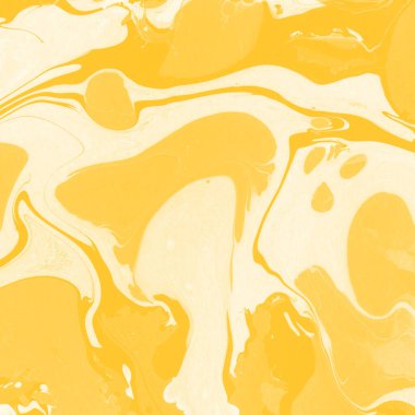 Sarı mermer arkaplan boya sıçrama deseni ile
