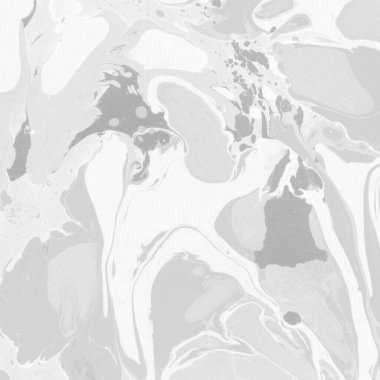 Gümüş mermer arka planda boya sıçramış desen