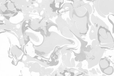 Gümüş mermer arka planda boya sıçramış desen