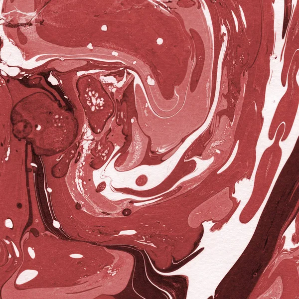 Boya desenli kırmızı mermer arkaplan