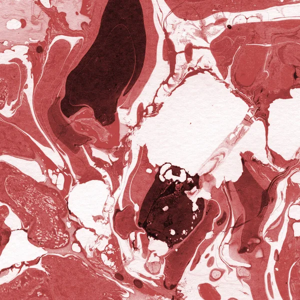 Boya desenli kırmızı mermer arkaplan