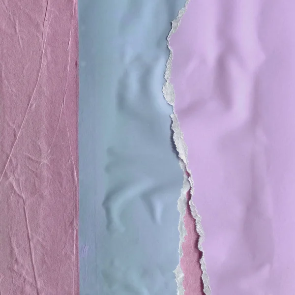 Çeşitli kağıtların kolajı, renkli soyut arkaplan  