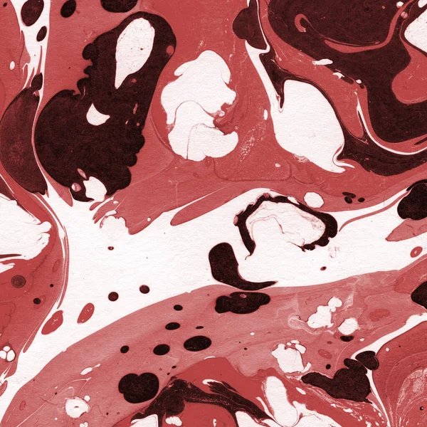 Boya desenli kırmızı mermer arkaplan