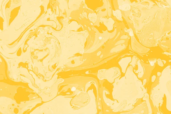 Žluté Mramorové Pozadí Barevnými Skvrnami Textury — Stock fotografie