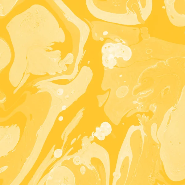 Sarı mermer arkaplan boya sıçrama deseni ile