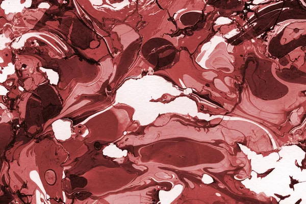 Boya desenli kırmızı mermer arkaplan