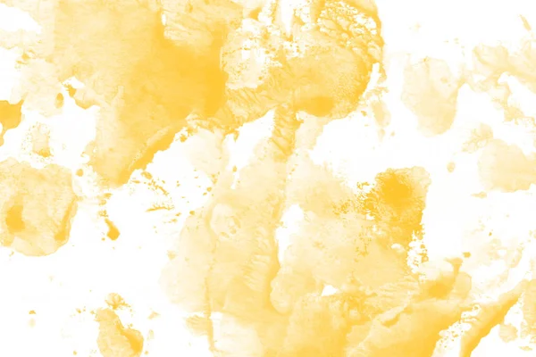 Fond Aquarelle Jaune Avec Texture Papier Réaliste — Photo