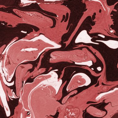 Boya desenli kırmızı mermer arkaplan