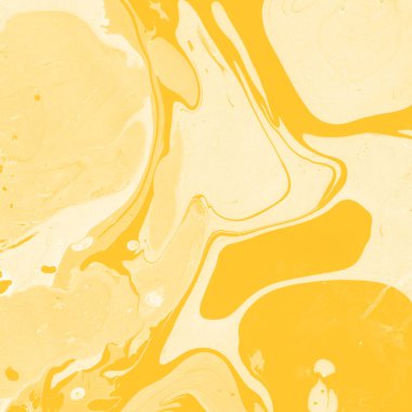 Sarı mermer arkaplan boya sıçrama deseni ile