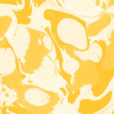 Sarı mermer arkaplan boya sıçrama deseni ile
