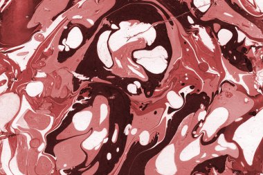 Boya desenli kırmızı mermer arkaplan