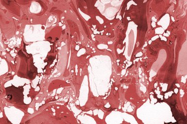 Boya desenli kırmızı mermer arkaplan