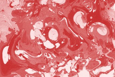 Boya desenli kırmızı mermer arkaplan