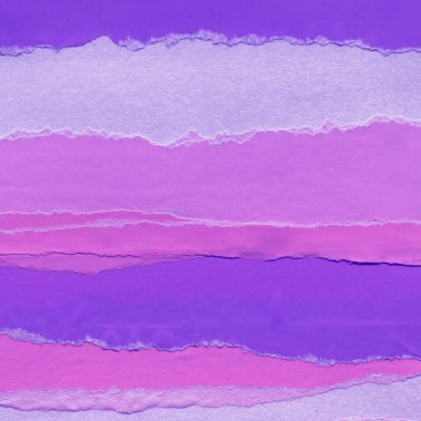 Çeşitli kağıtların kolajı, renkli soyut arkaplan  