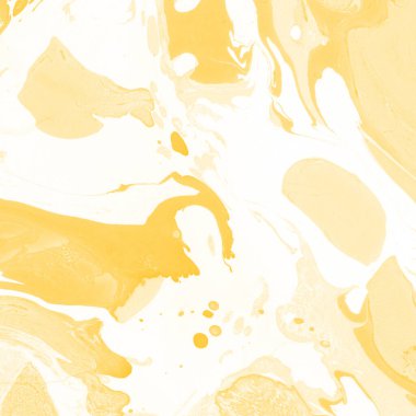 Sarı mermer arkaplan boya sıçrama deseni ile
